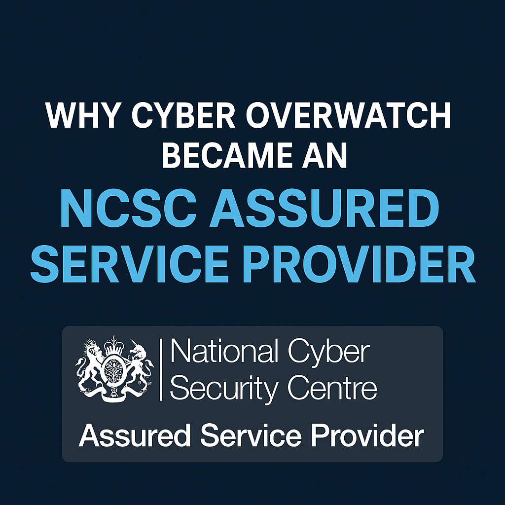 Why We Became NCSC Assured Service Providers
